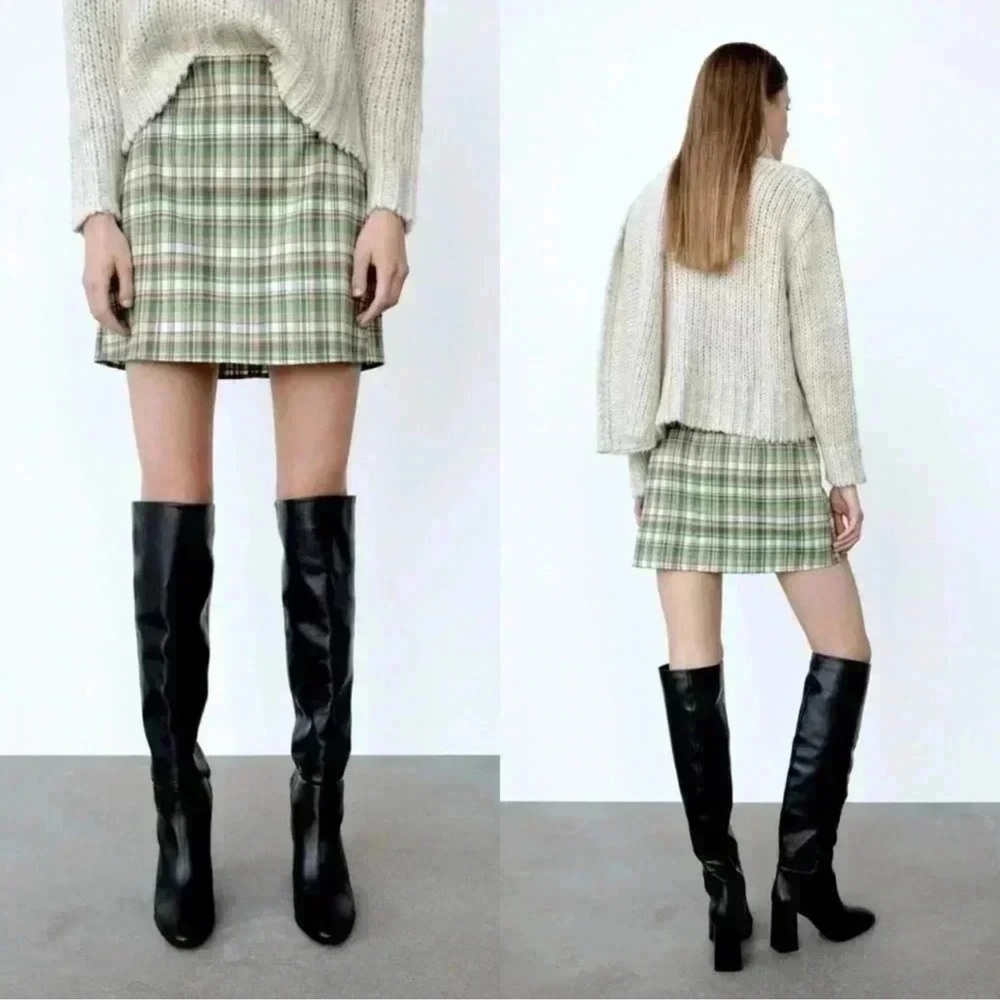 Zara plaid mini